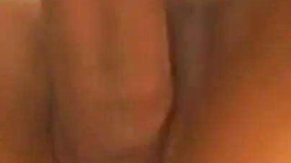 Skinny Brunette Fingers Dripping Pussy and Swallows Cum Load