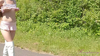 Longpussy. Out for a stroll.