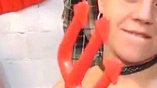 Leashed Mature Babes Suck and Fuck in Wild Group Orgy