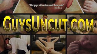 Skinny european jacking off solo