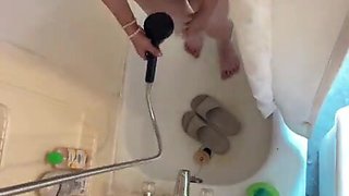 point of view hana in bathroom time