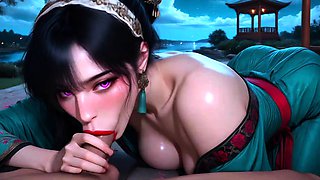 Silk Seductress Lures You In With Every Gentle Move (AI Sex)