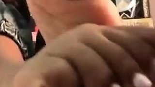 Amateur Foot Fetish Girlfriend Sucks and gives a Footjob