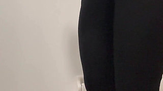 Desperate for a Wee Cutting My Legs Pissing POV in the Toilet