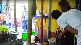 Desi Bhabhi Face Fuck and Doggy Style 3Some with Devar - Hindi Sex