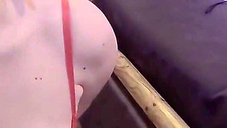 Multiple Orgasms on Sybian While Bondage BDSM Play in Dungeon