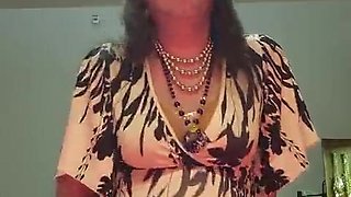 Huge-boobed Sissy Spunking