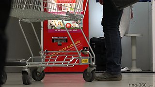 Girl With Big Natural Tits Flashing In Public