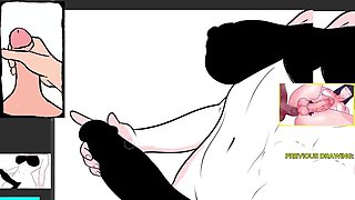 Anime Trans Hermaphroditism Nymph Standing Holding Her Gigantic Swell Spear - Assets Cane from Boobs to Gigantic Rod - ten Minute Woman Voice Jerk Off Instructions