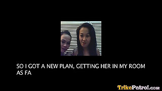 Tattoos & creamy fillings for this asian beauty