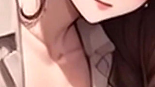 Waifu Secretary POV – Red Lingerie & Hair Variety Office Close-Up Fucking