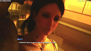 Shadows of Desire by Shamandev - Cum Hater Gets a Facial, Miley Loves BBC 54