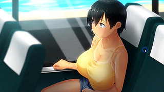 Hentai Game - Big Boobs Country Girl Sex at Festival - All Cg Scenes